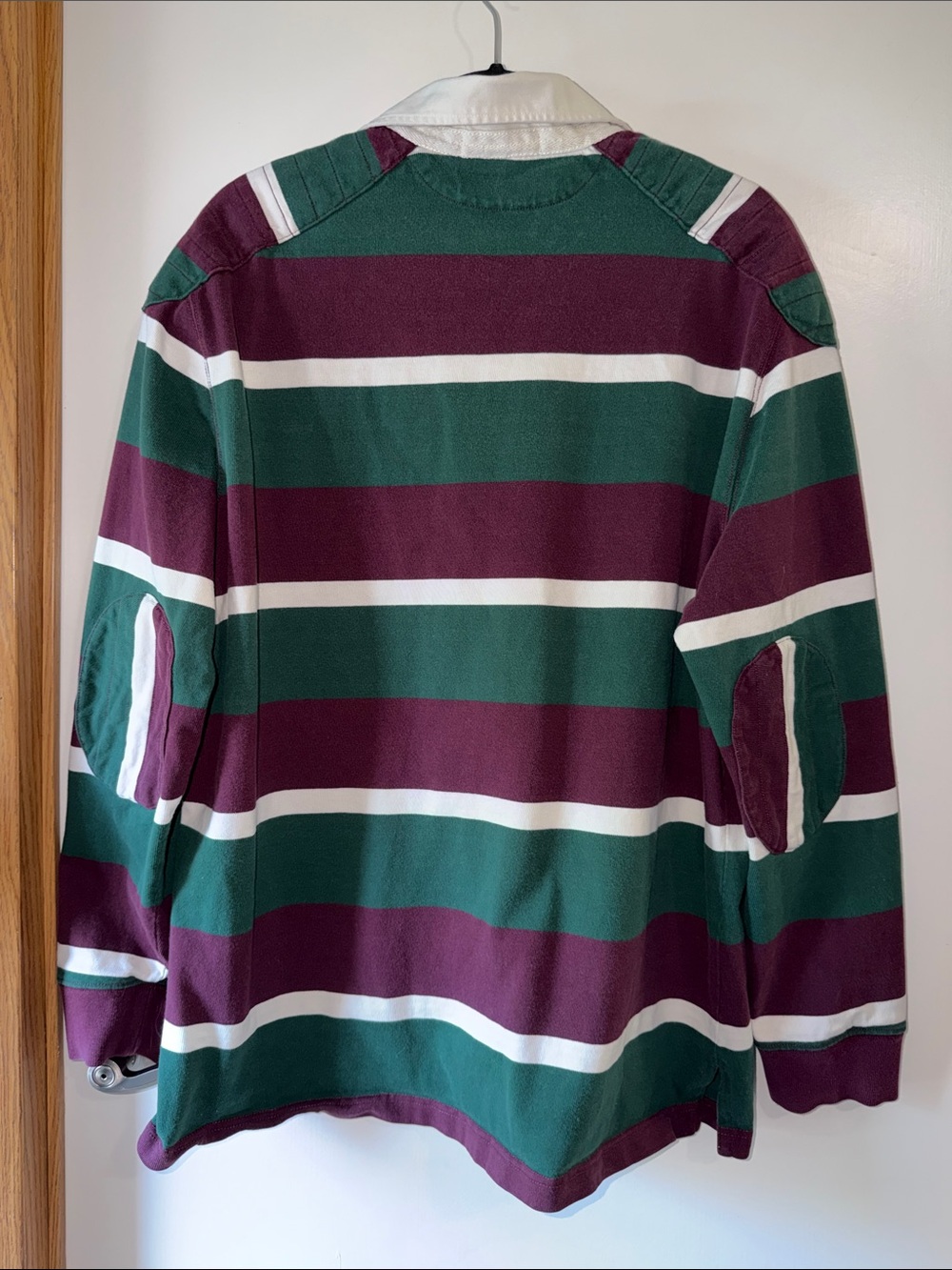 Polo by Ralph Lauren Forest Green Sweatshirt with White Trim - Picture 4 of 6